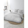 Parure housse de couette 260x240cm + 2 taies 63x63cm tufte petits losanges