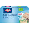 Albal 70% ressources recyclees sacs congelation liens grands modeles x15