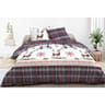 Parure housse de couette 260x240cm + 2 taies 63x63cm chatel