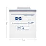 Albal 70% ressources recyclees sacs congelation ultra zip petits model