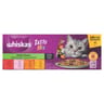 Whiskas tasty mix sachets fraîcheur sélection du chef en sauce pour chat 3.4kg