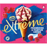 Extrême 6 cônes framboise & parfum crème 417g