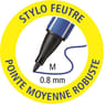 Stabilo - Feutre d'écriture point max noir