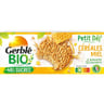Gerblé bio biscuit petit dej' céréales et miel bio 132g