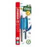 1 stabilo easybuddy plume m  turquoise/bleu