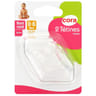 2 tétines bout rond 0-6 mois silicone lait/eau Cora