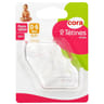 2 tétines physiologiques 0-6mois silicone Cora