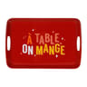 Plateau 46x31 melamine 30% melamine 70% uree 690gr shiny design motus