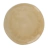 Assiette plate gres d28cm h2.3cm reactive glaze creme 4755c forme irre