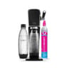 Sodastream machine noire + 1 cylindre + 2 bouteilles