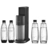 Sodastream machine duo noire pack 4 bouteilles