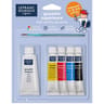 Lefranc & bourgeois 5 tubes gouache 4x10ml + 1x20 ml + 1 pinceau