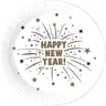 8 Assiettes 23cm happy new year flares fsc ue