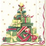 20 Serviettes 33x33cm 3 plis sapin