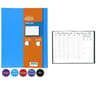 Exdi agenda 21x27 1 semaine sur 2 pages couverture plastique