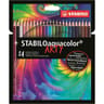24 crayons de couleur stabilo aquacolor arty