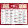 Calendrier 205 rouge
