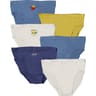 Lot de 6 slips fantaisies grand garçon LOT HAMBURGUER BLEU 6/8 ANS