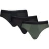 Lot de 3 slips unis et fantaisies TENTA VERT T6