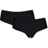 Lot de 2 hipsters invisible coton NOIR XL