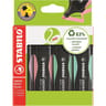 4 surligneurs Stabilo green boss pastel