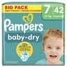 Pampers baby dry couches big pack t7 x42