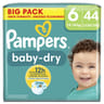 Pampers baby dry couches big pack t6 x44