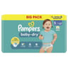 Pampers baby dry couches big pack- t5+ x 48