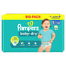 Pampers baby dry couches big pack- t5+ x 48
