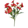 Bouquet de fleurs artificielles rouge 30 cm