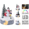 Scène de noël avec éclairage led