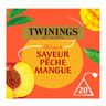 Twinings thé vert saveur pêche mangue x20 32g