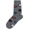 Chaussette COTON ALPAGA motif mouton LE BOURGET GRIS CHINE 117 T37\41
