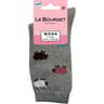 Chaussette COTON ALPAGA motif mouton LE BOURGET GRIS CHINE 117 T37\41