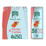 Maison perrier & magnetic juice peche cerise 4x25cl