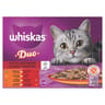 Whiskas pochon duo les classiques gelée 12x85g - 1020g