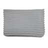 Plaid 130x180cm wide wale gris clair