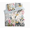 Parure housse de couette 260x240cm + 2 taies 63x63cm garden