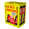 Cora lot 6 x 15 sacs poubelle lien coulissant 50l