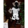 Short coton nautic 2 poches BLANC T6