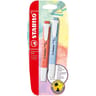 2 surligneurs stabilo swing cool pastel bleu/corail