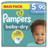 Pampers baby dry maxi t5 x90