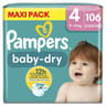 Pampers baby dry maxi t4 x106