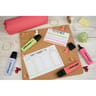Blister carton 4 stabilo boss original pastel jaune+rose+lilas+menthe