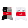 6 paires de mi chaussettes crew sport homme Puma NOIR X6 200 43\46