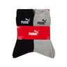 6 paires de mi chaussettes crew sport homme Puma NOIR X6 200 43\46