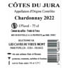 Côtes du Jura Chardonnay les Caves du Vieux Mont 13% Vol.75cl