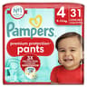 Pampers premium protection pants couches geant t4 x 31