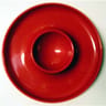 Cora coquetier rond coloris rouge