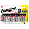 Energizer Max 16 piles AA (lr06) 12+4 piles gratuites